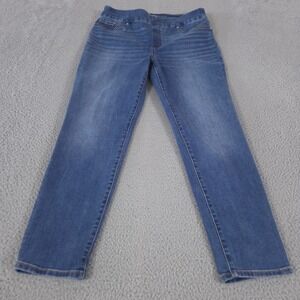 Chico's Jegging Jeans Womens 1R 8R Pull On Ankle Slim Leg Stretch Denim Comfort